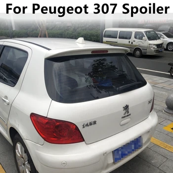 Za Peugeot 307Spoiler 2004 do 2013 Kakovostne ABS Plastike Zadaj Prtljažnik Lip Spojler Avto Zadaj Krilo Dekoracijo