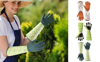 Vrtnarske Rokavice Dolgo Trpežne Rokavice Za Ženske Trn Dokaz Rose Obrezovanje Vrt Rokavice za Vrtnarjenje Zaloge Izdelkov odlično darilo