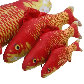 Hišnih Mačk Mucek Ribe Obliko Catnip Ugriz-odporne Igranje Nič Žvečilni Igrača