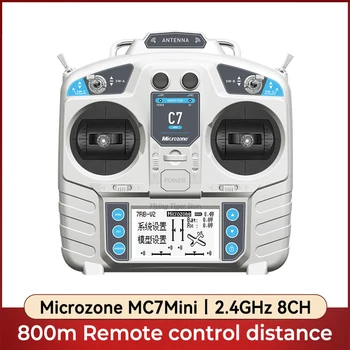 MicroZone MC7 C7 MINI 2.4 G Krmilnik Oddajnik Z MC8RE Sprejemnik Radijski Sistem za RC Letalo Drone multirotor Helikopter