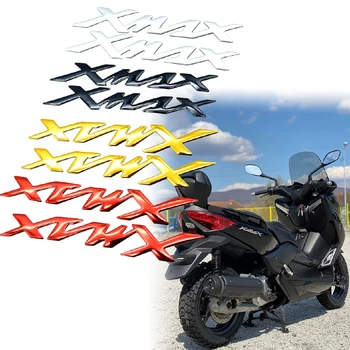 2PCS 3D Motociklistična Emblem LOGOTIP Značko google Chrome Nalepke Nalepke Nalepke za YMAHA Xmax 125 250 300 400 X Max 300 Dodatki