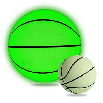 Žareče Košarka Velikost 7 Reflektivni Žareče Svetlobe Navzgor Noč Basket Ball PU Usnje Košarka Za Najstniški Fantje, Usposabljanje Zaprtih prostorih