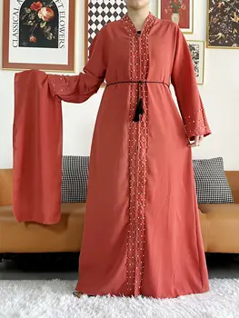 2023 Novo Odprto Abaya Dubaj tam kaftan Muslimanskih Jopico Abayas Dres za Ženske Priložnostne Kimono Plašč Femme Caftan turški Islamska Oblačila