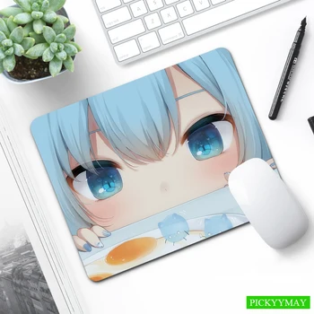Kawaii Mala Miška Ploščica Visoke Kakovosti XS Mousepad Oblikovanje Gume Miško Mat Malo Lep Desk Mat 18x22cm Desk Pad Urad