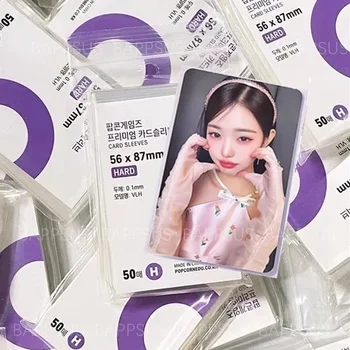 3 4 palčni Clear Kpop idol Photo card (pomnilniška Kartica Rokav Anti-scratch Pregleden Zaščitnik Film Za Kokice Diy Igro korejski Star Imetnika Kartice