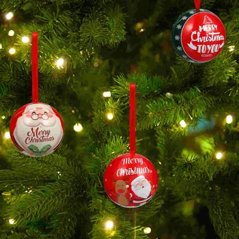 3 Kos Božič Žogo Obesek Piškotek Dekoracije za Okrasitev Drevesa Igrače Kovanega Železa Okraski za Obešanje