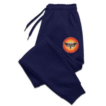 Vešča Retro Vintage 60-ih, 70-ih Sunset Insektov Ljubitelje Moških Moške hlače sweatpants Moške hlače Classic Oblikovalec Moške hlače za moške & p