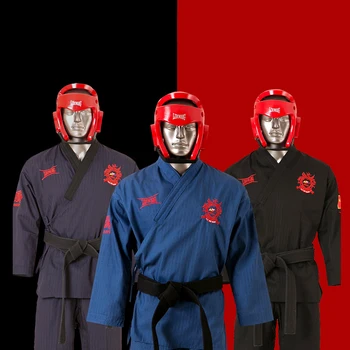 Borilne veščine Taekwondo Enotno Dobok Tae Kwon to Proti-Vrat Karate MMA Predstavitev Ekipe, Odprite Enotno Za Otroke In Odrasle 2023 Nova