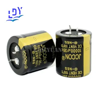 1pcs 35v10000uf 35v JCCON Črno Zlato, avdio ojačevalnik filter iz Aluminija elektrolitski kondenzator 30x30