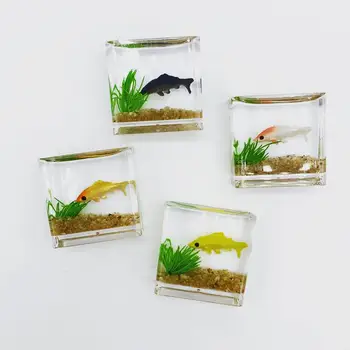 Fish Tank Igrače Miniature Okraski Smolo Lutke Fish Tank Scene Pribor Za Dekleta, Akvarijske Ribe, Napajalni Doma, Okraski, Igrače