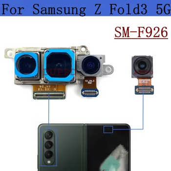 Original Kamera Zadaj Za Samsung Galaxy Ž Krat 3 Fold3 5G SM-F926 Spredaj Selfie Majhne Čelnega Nazaj Glavnega Modula Kamere Flex