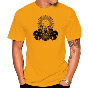Ženska HALAPLJIV Volk Lobanje Cvetlični Mandala Sveto Geometrijo Prostora Mehko Tee moški majica s kratkimi rokavi