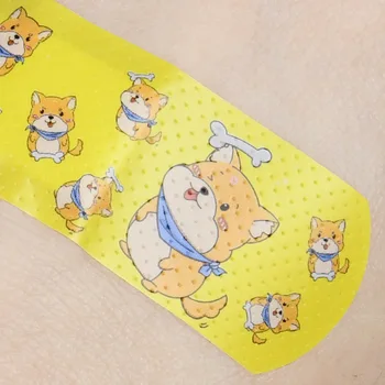 120pcs/veliko Cartoon Živali Vzorec Band Aid Hemostasis Lepljive Obveze Sili Kit Rane Trakovi Mavca Obliži za Otroke