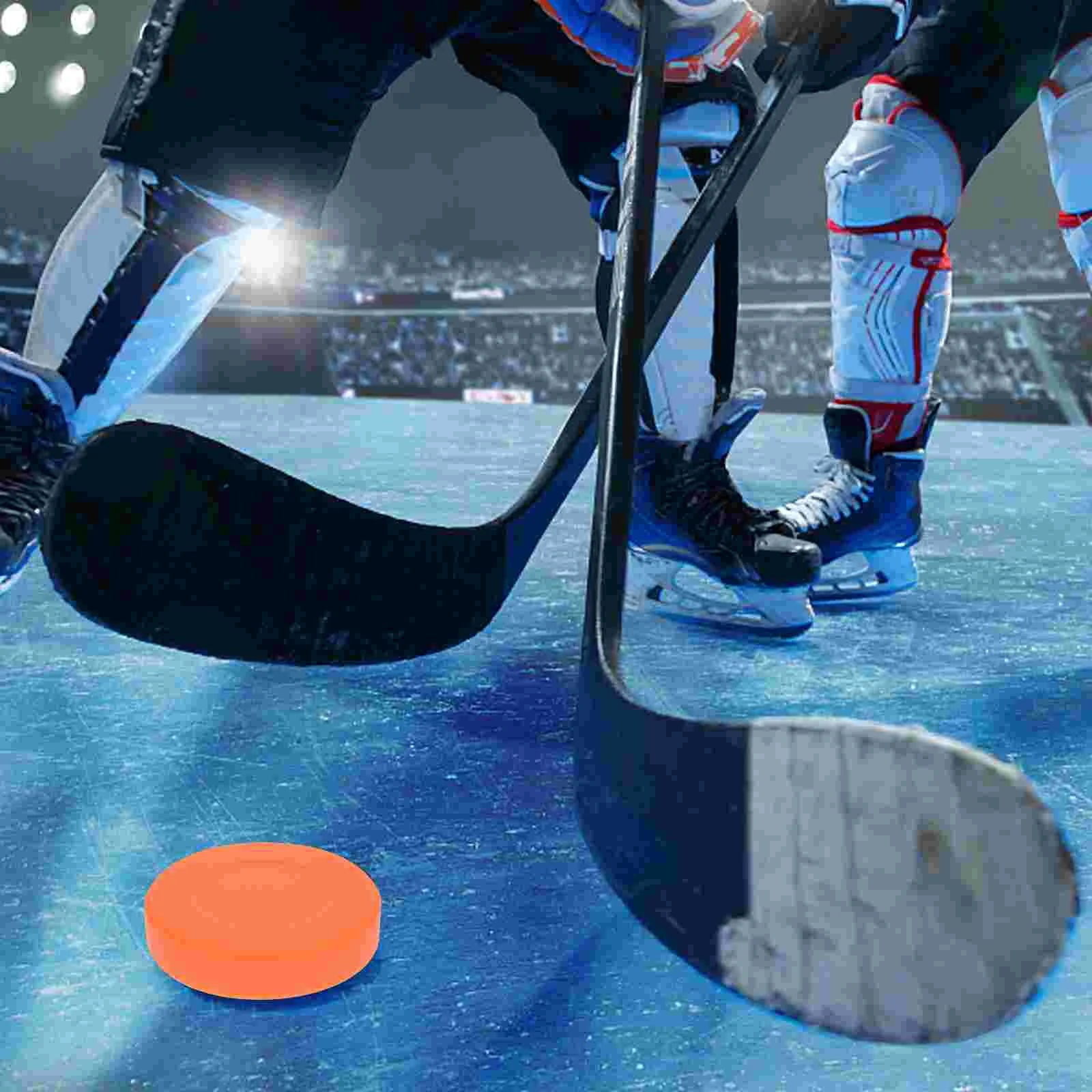 Hokejski Ploščki Trdoto Nastavljiv Mat Hokej na Ledu PVC Ravno Žogo Hokej na Prostem Hokejski Plošček Kroglice Zamenjava za Igro5