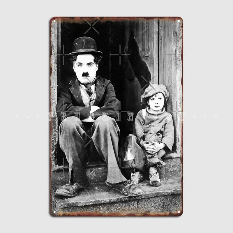 Chaplin Fant D21 Kovinski Znak Klub Bar Stenski Dekor Kino Garaža Ustvarite Tin Prijavite Plakat0