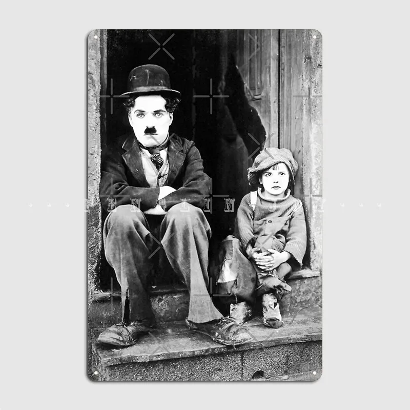 Chaplin Fant D21 Kovinski Znak Klub Bar Stenski Dekor Kino Garaža Ustvarite Tin Prijavite Plakat1
